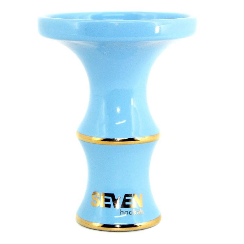 Rosh Narguile Seven Bowl Gold Edition Azul Claro